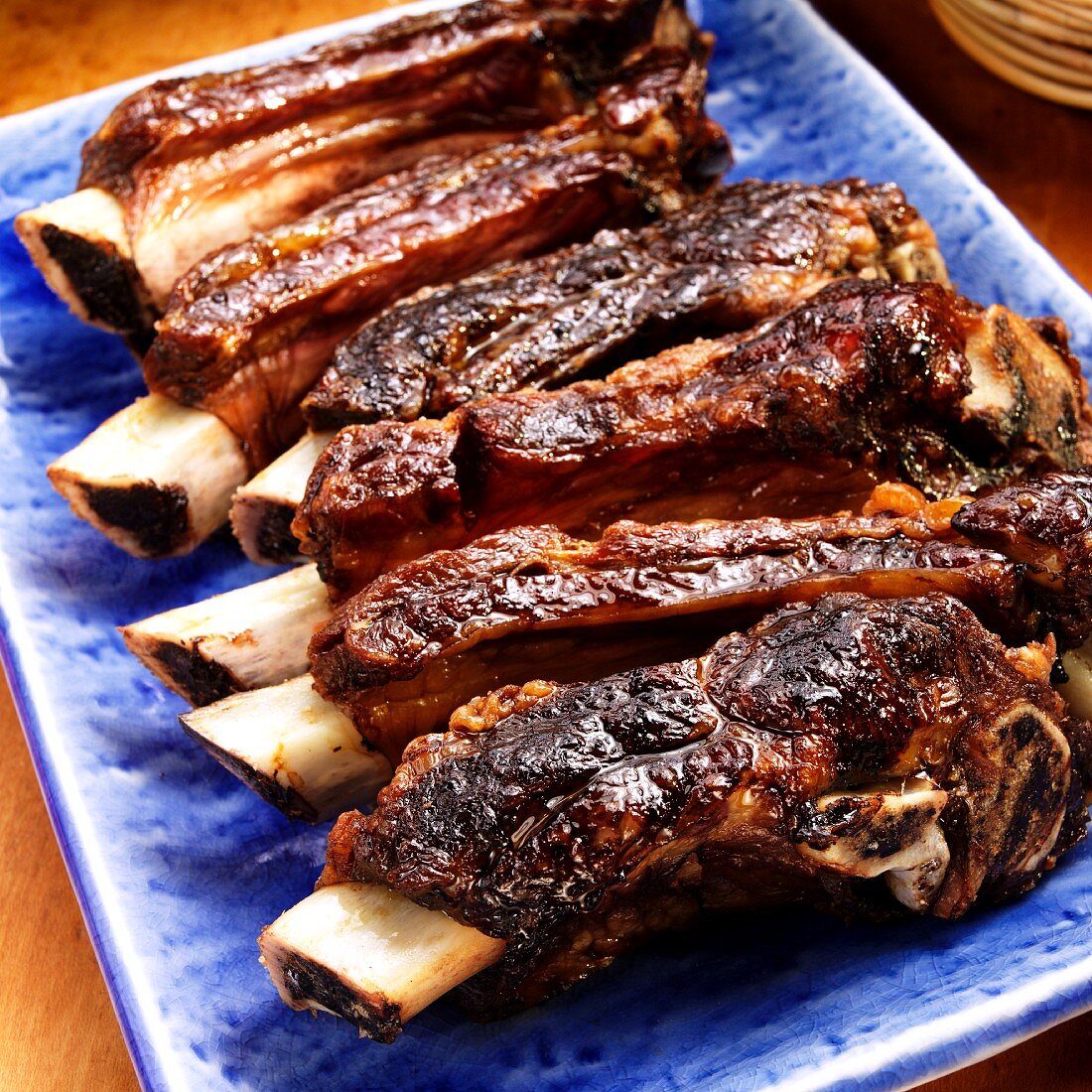 Platter of Roasted Beef Ribs
