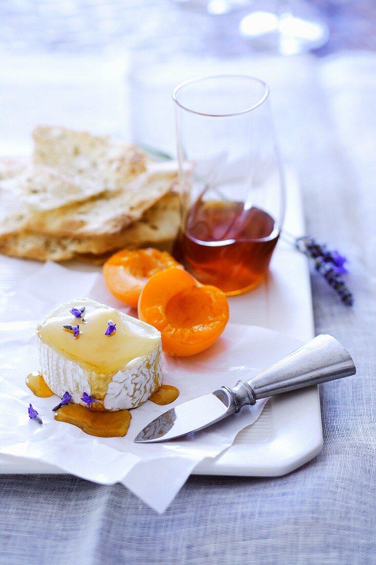 Cheese and Honey Plate