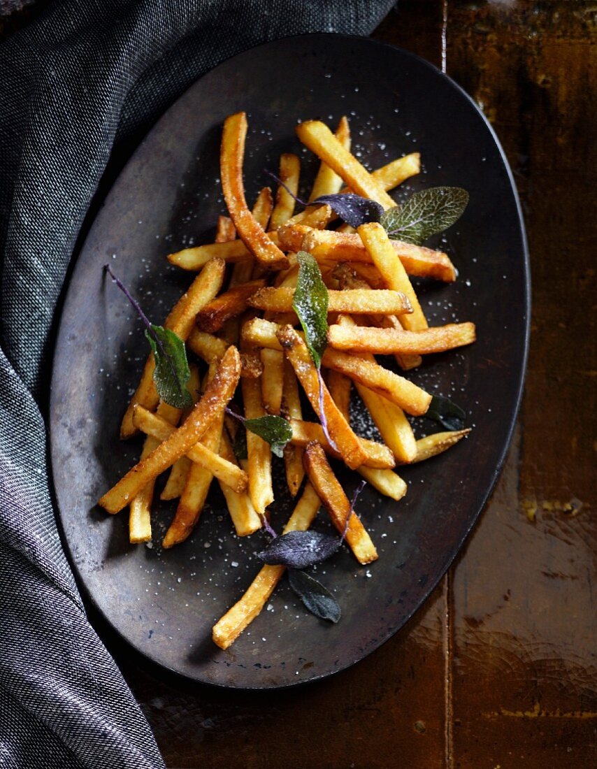 French Fries with Salt and Sage