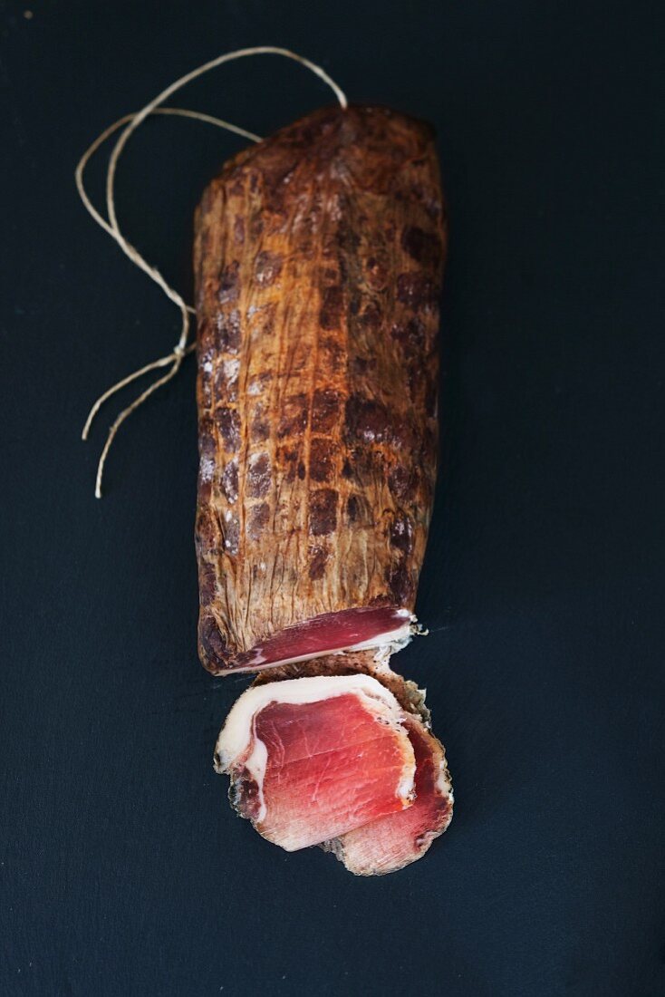 Lonzu (smoked, cured pork fillet, Corsica)