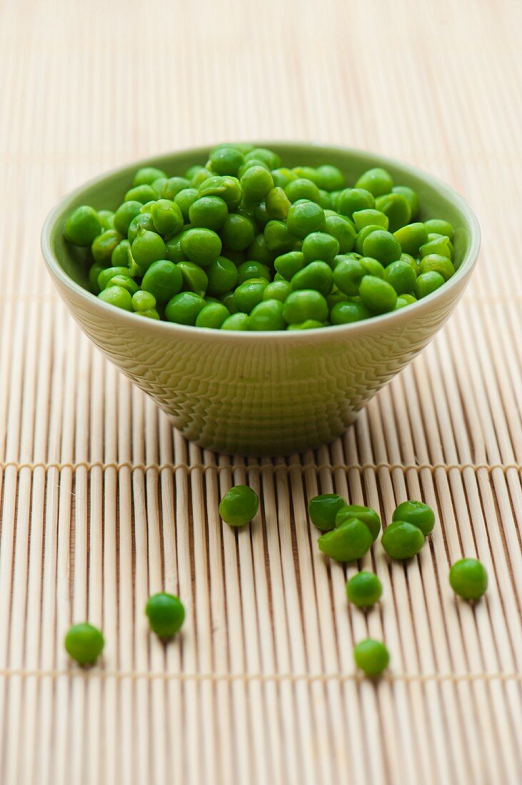 Peas in a dish