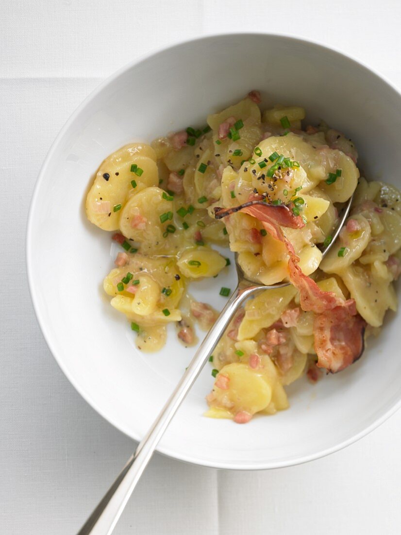 Kartoffelsalat mit Bacon