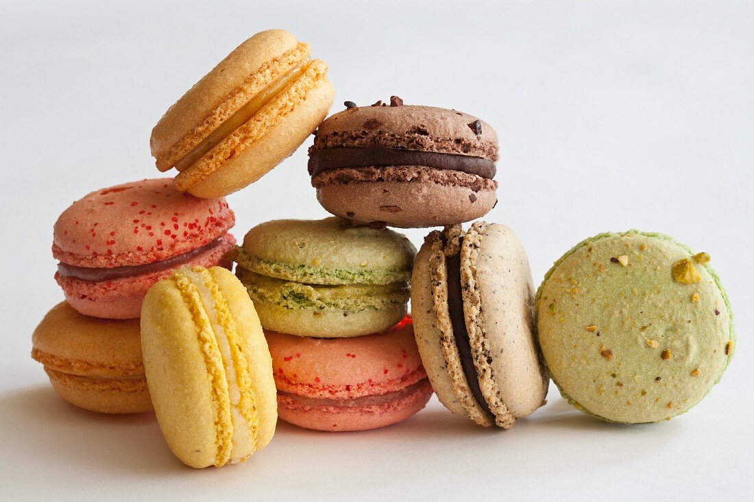 Verschiedene Macarons