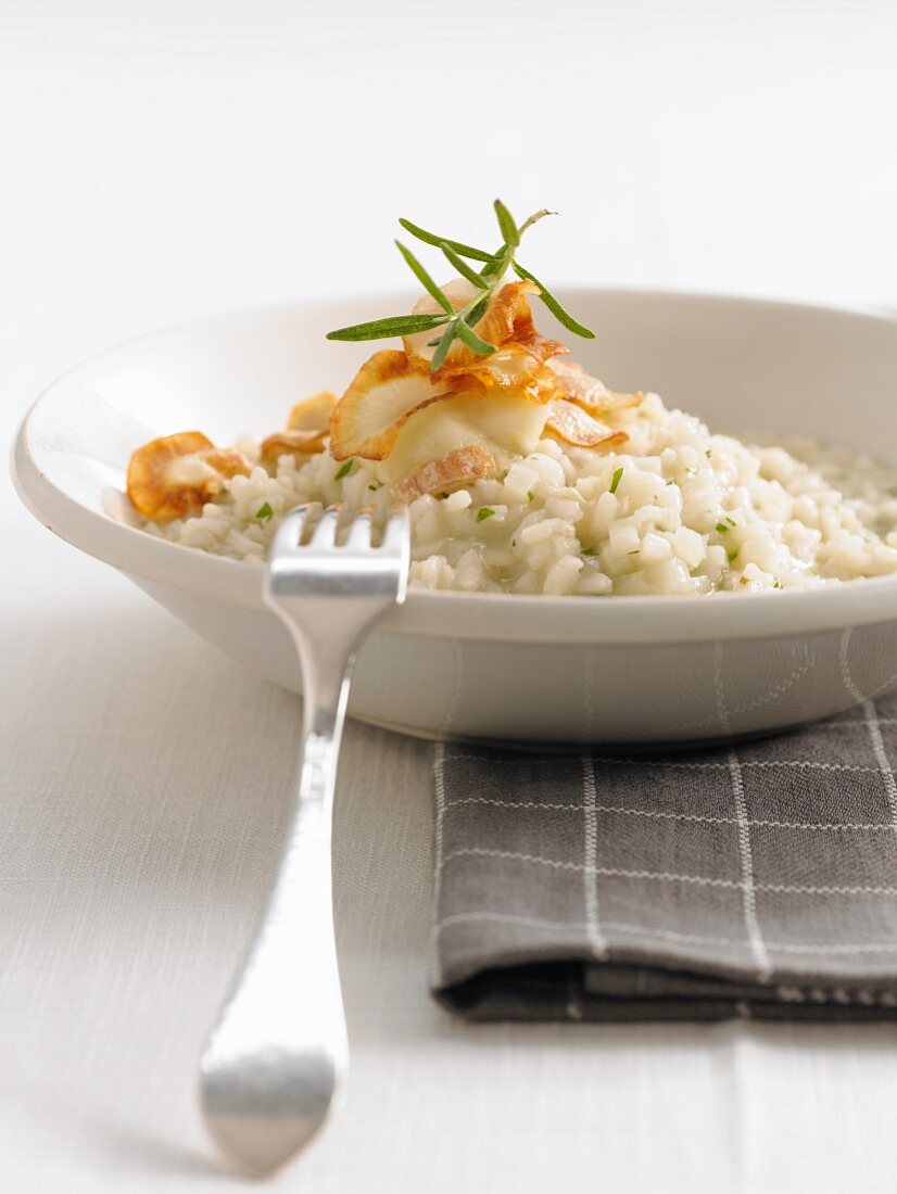 Risotto with Jerusalem artichokes