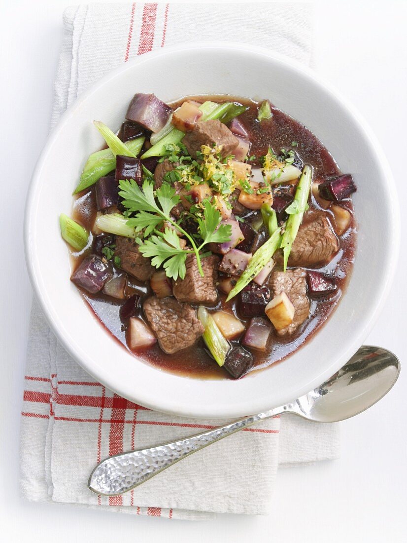 Beef stew with vegetables