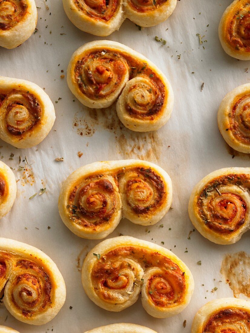 Spicy pastries with pepper and Parmesan