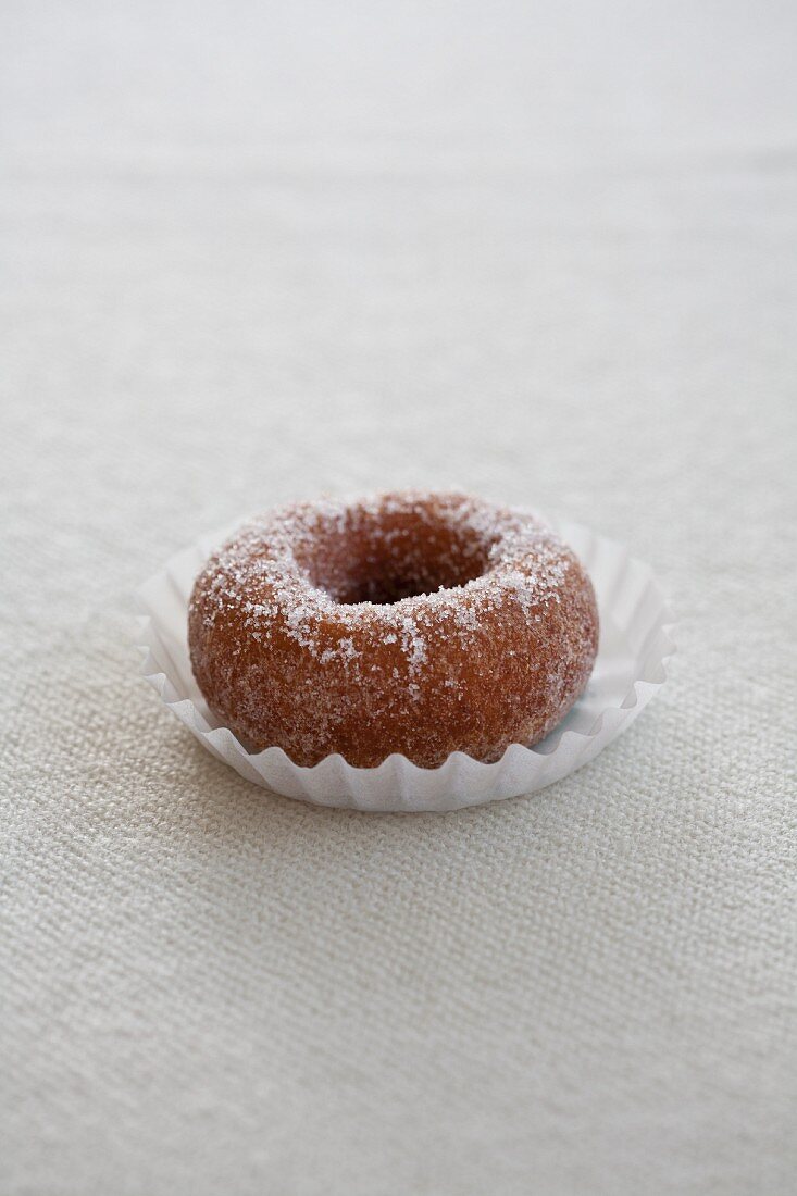 A sugared doughnut