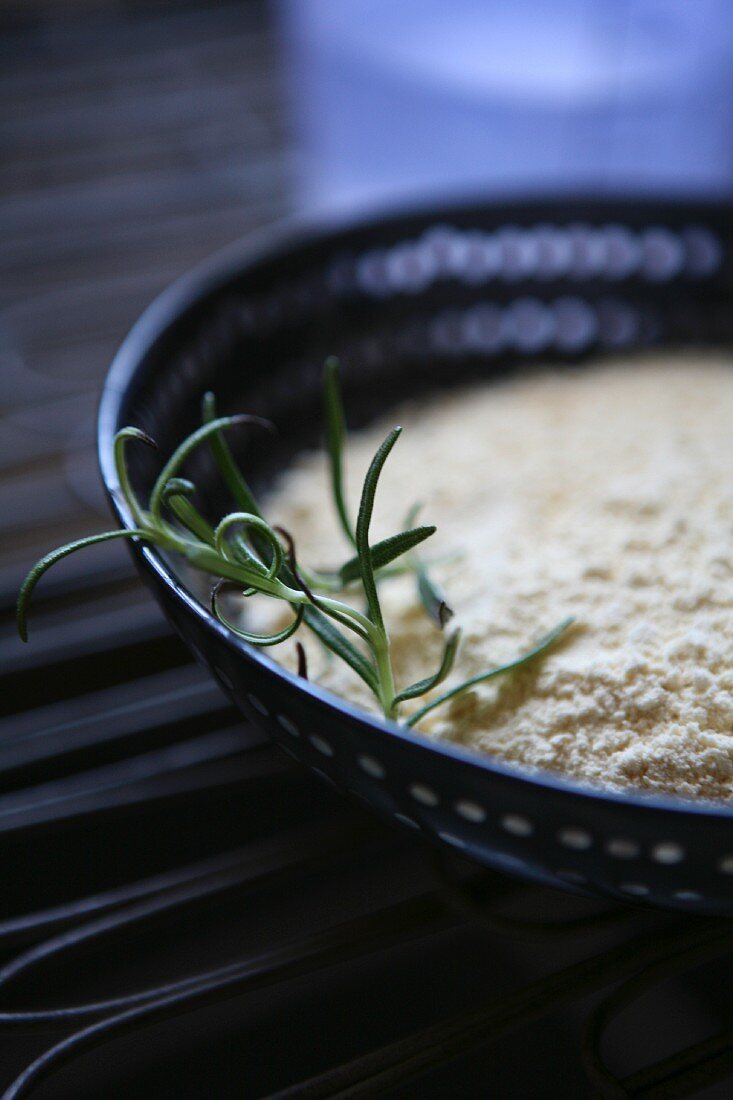 A bowl of chickpea flour