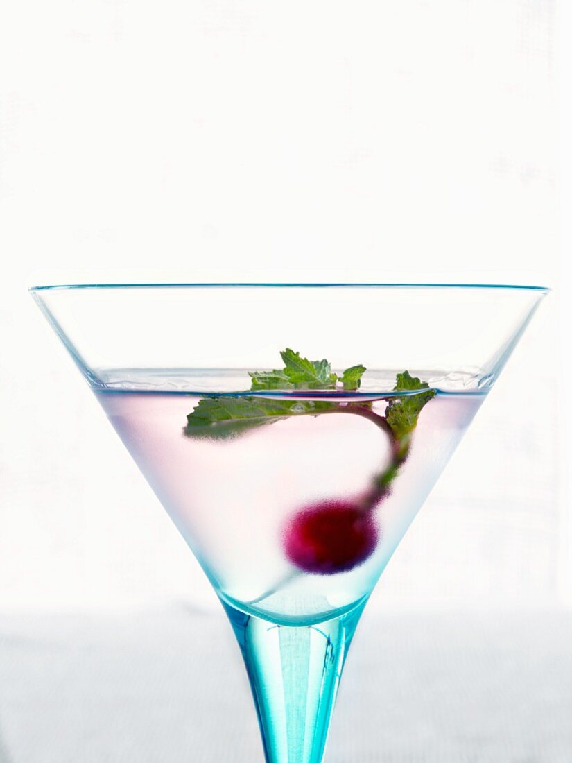 A radish in a Martini
