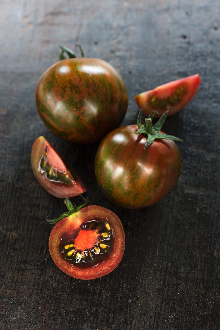 Kumato cherry tomatoes