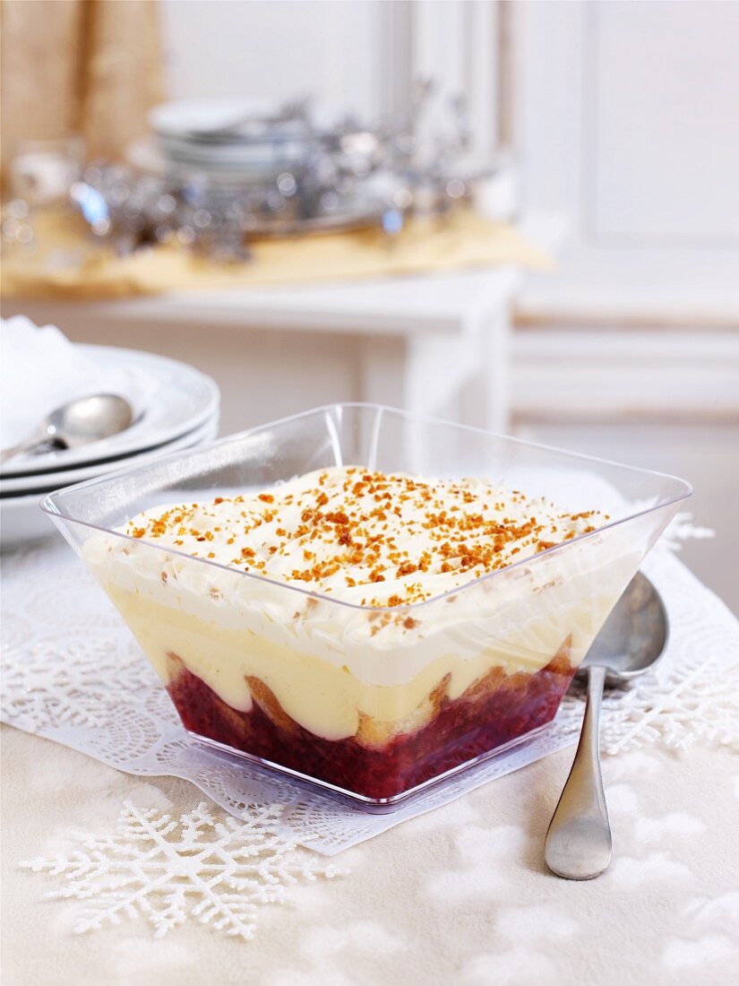 Sherry trifle for Christmas dinner