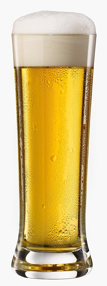 A glass of pils