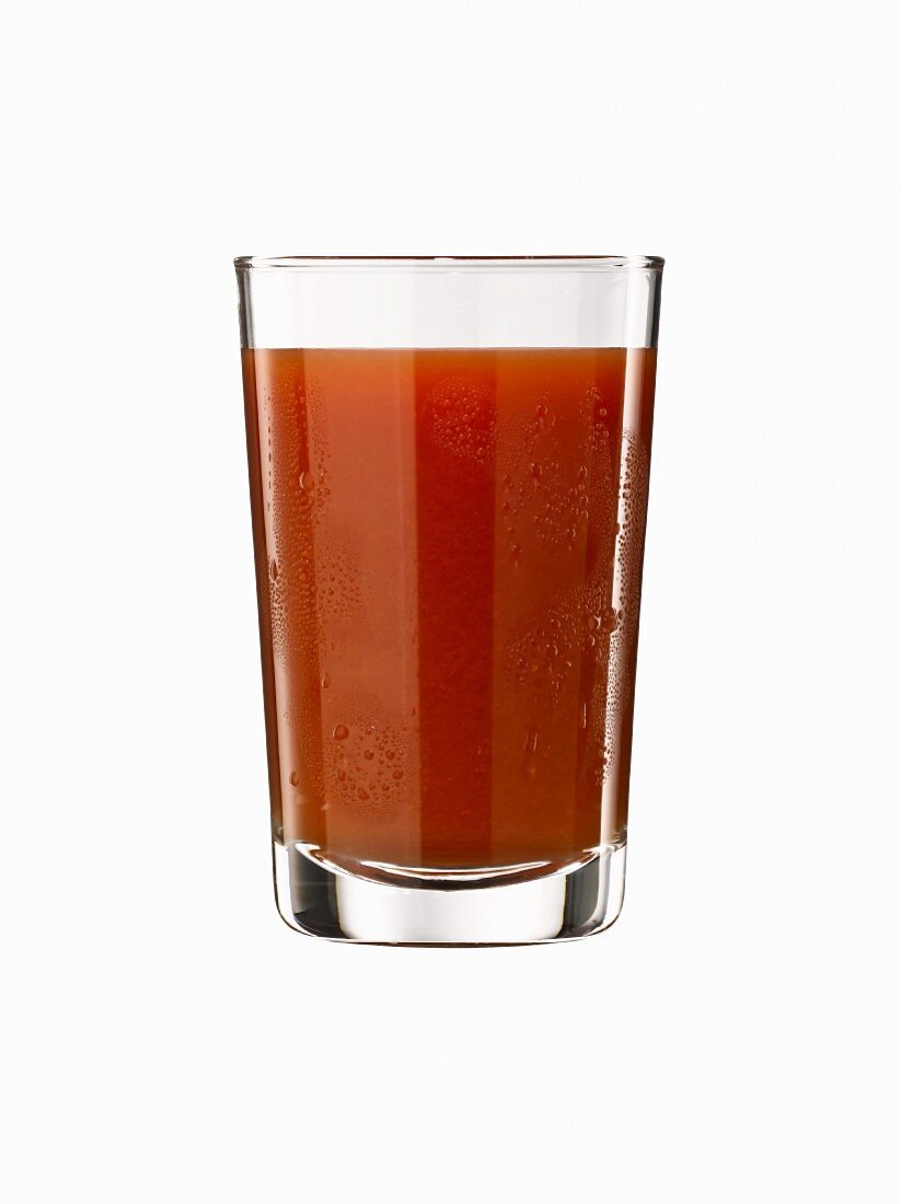 Ein Glas Tomatensaft