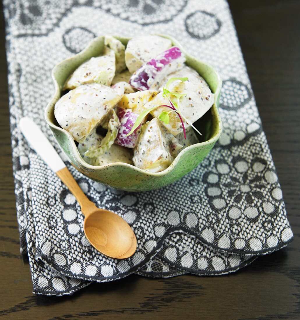 Bowl of Cape Cod Potato Salad