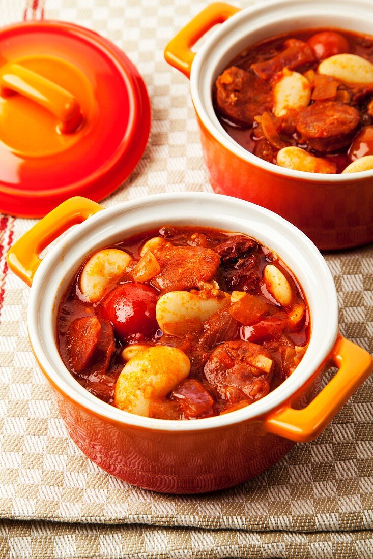 Bean stew with chorizo