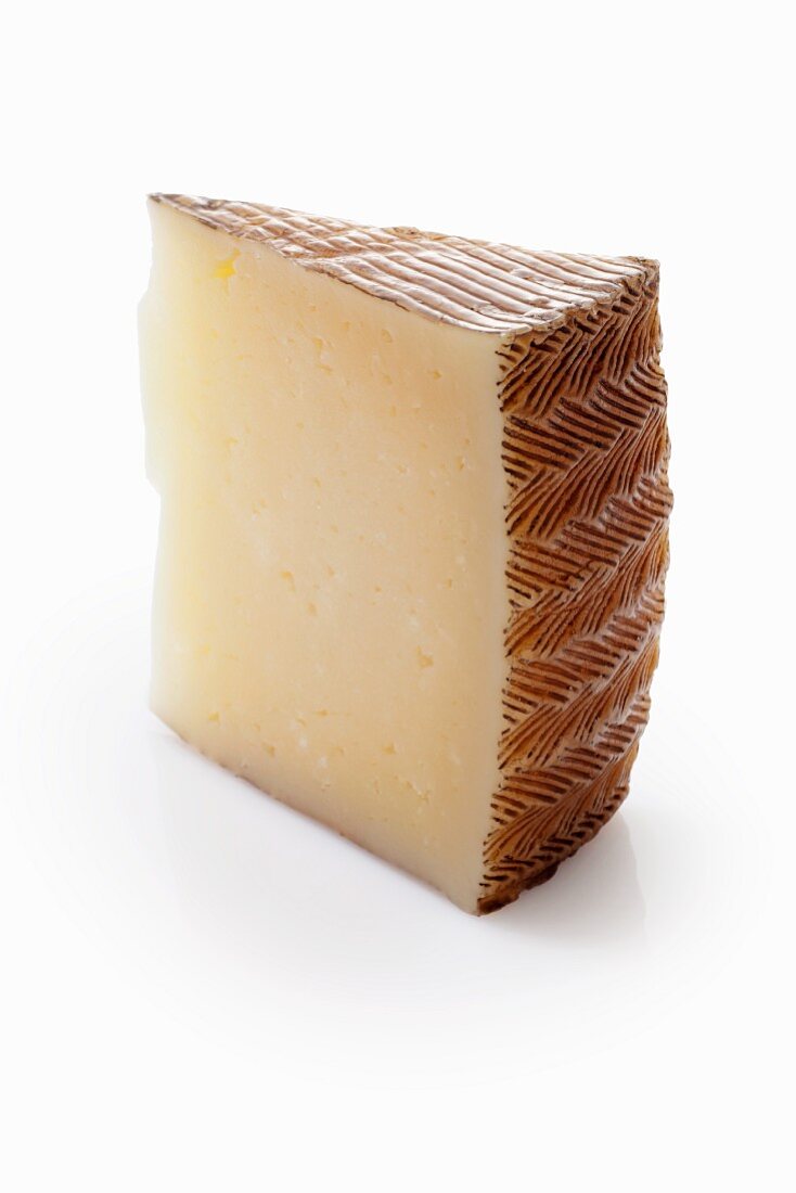 A slice of Manchego cheese