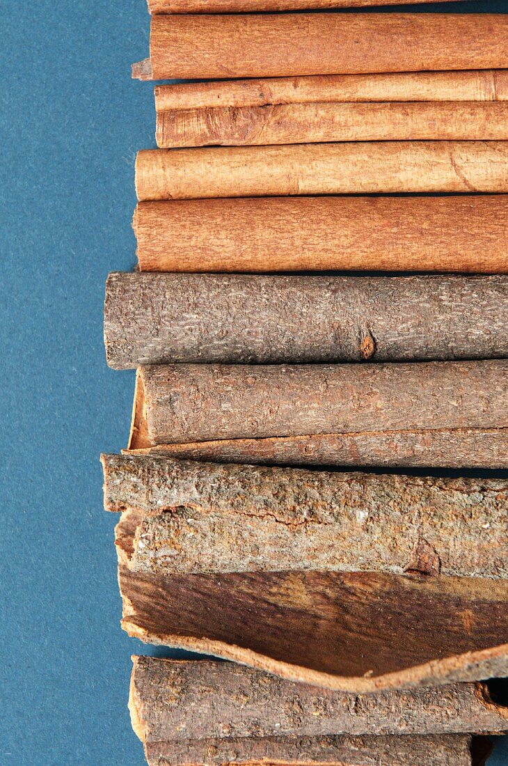 Cinnamon sticks and cassia bark