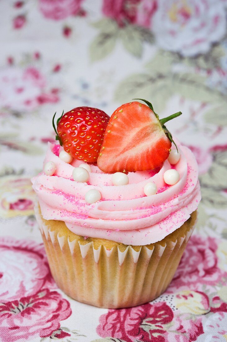 Strawberry cupcake