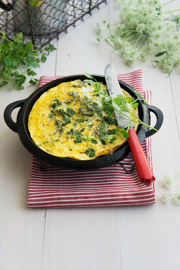 Herb omelette