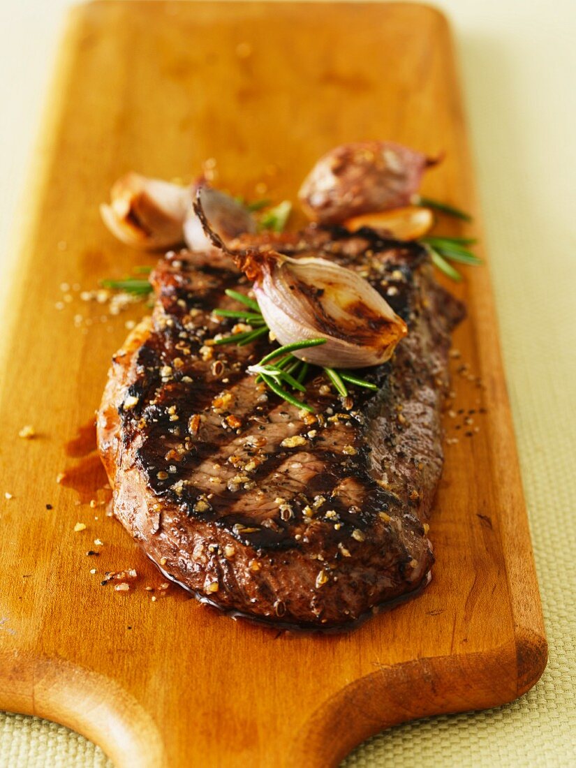 Gegrilltes Sirloin-Steak