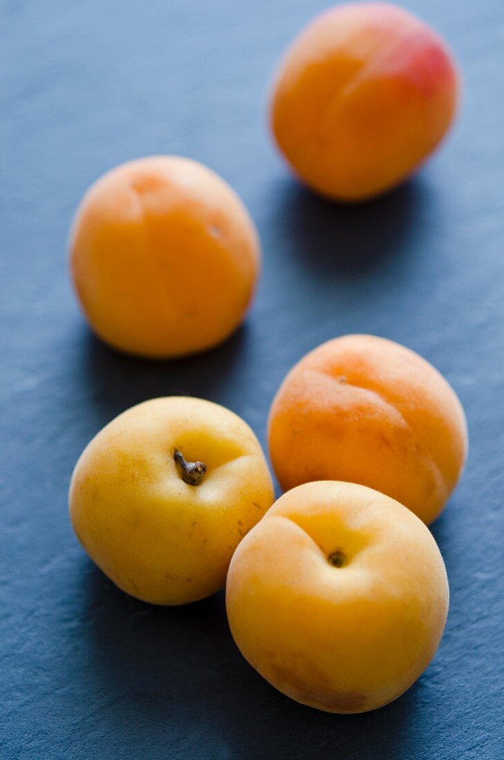Five apricots