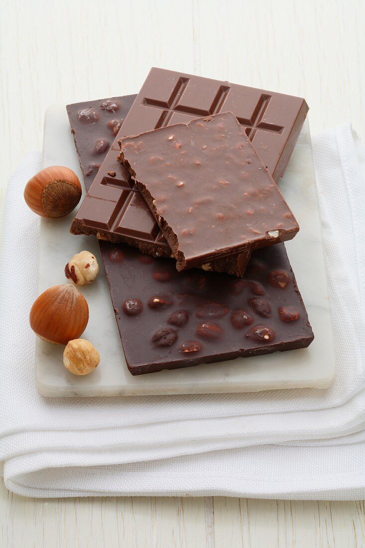 Chocolate and hazelnuts