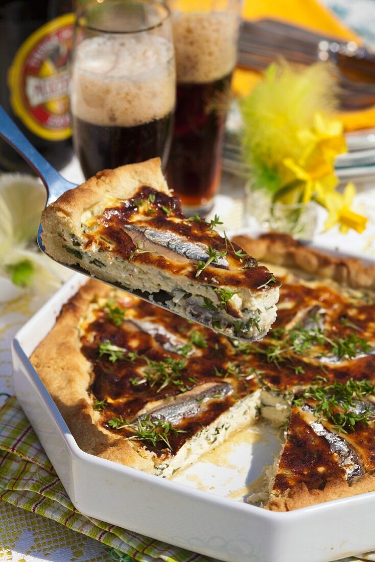 Easter pie with anchovies (Sweden)