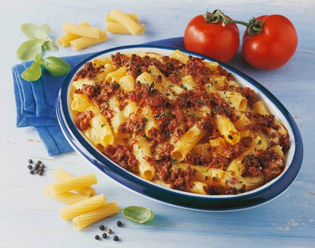 Pastitsio (Nudelauflauf mit Hackfleisch, Griechenland)