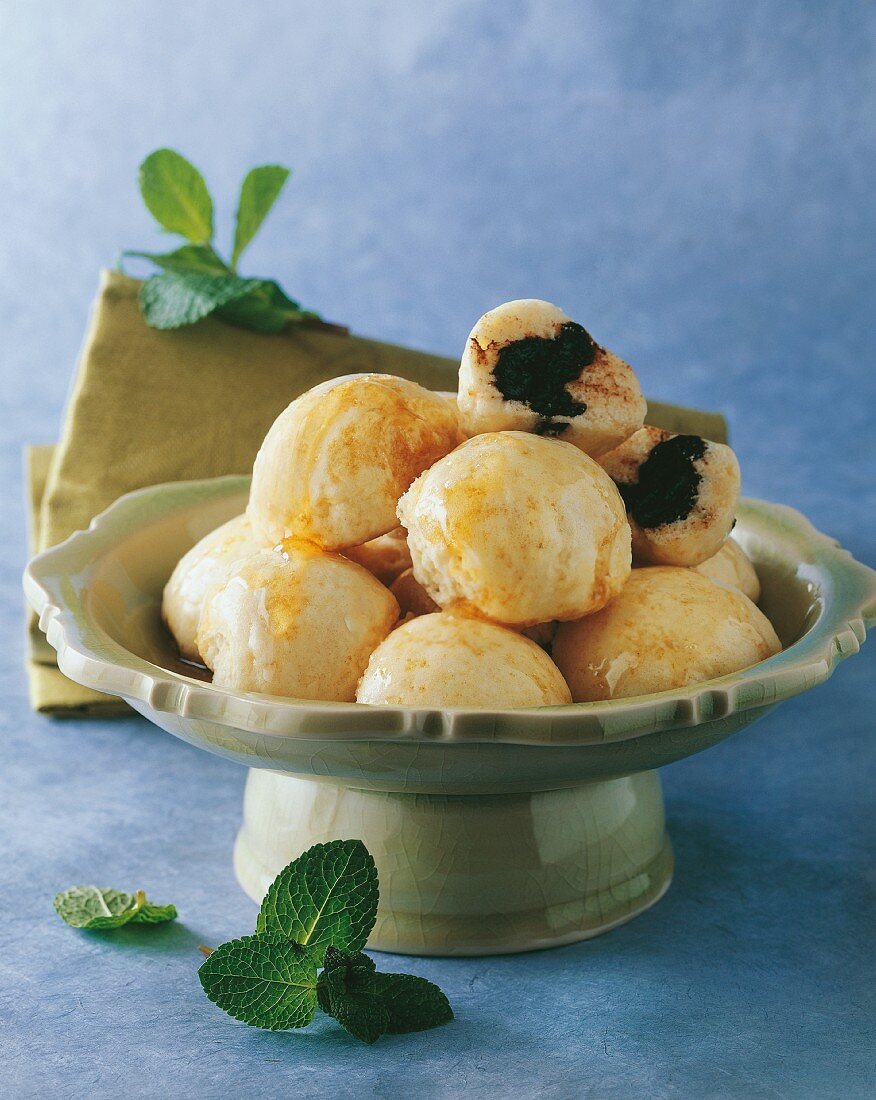 Manju (sweet Japanese dumplings)