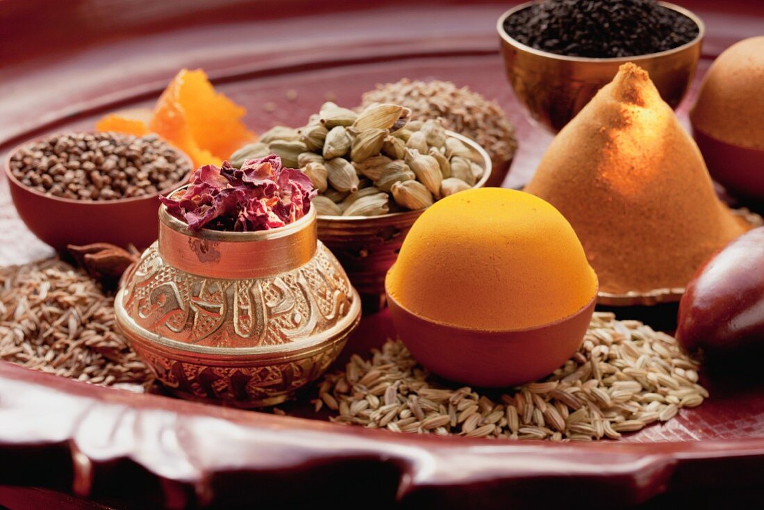 An arrangement of oriental spices