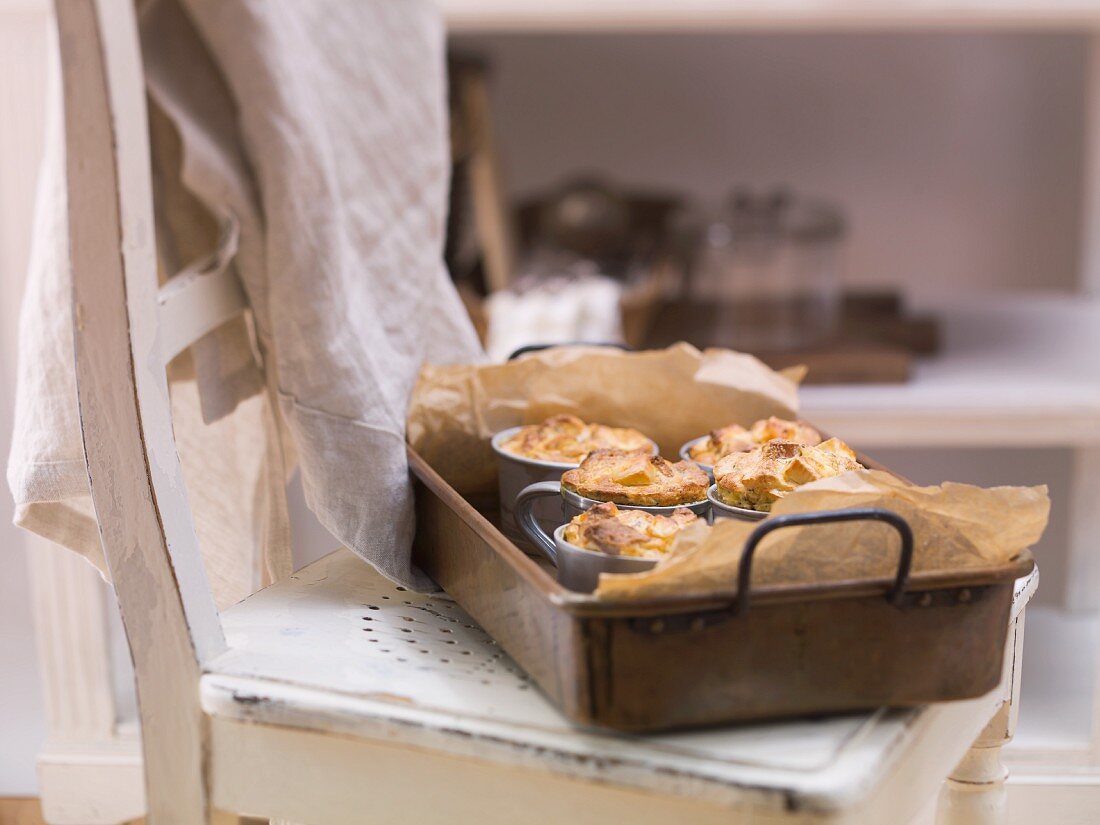 An arrangement of savoury pastries