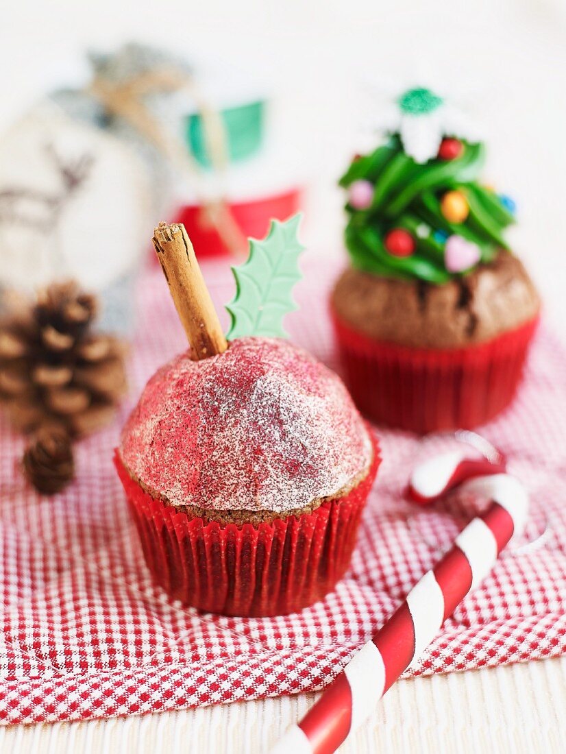 Christmas cupcakes