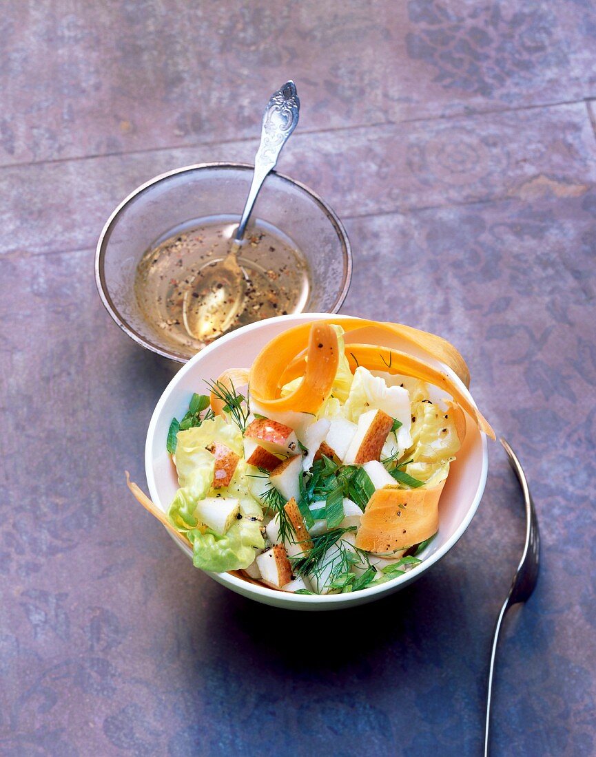 Pear and carrot salad