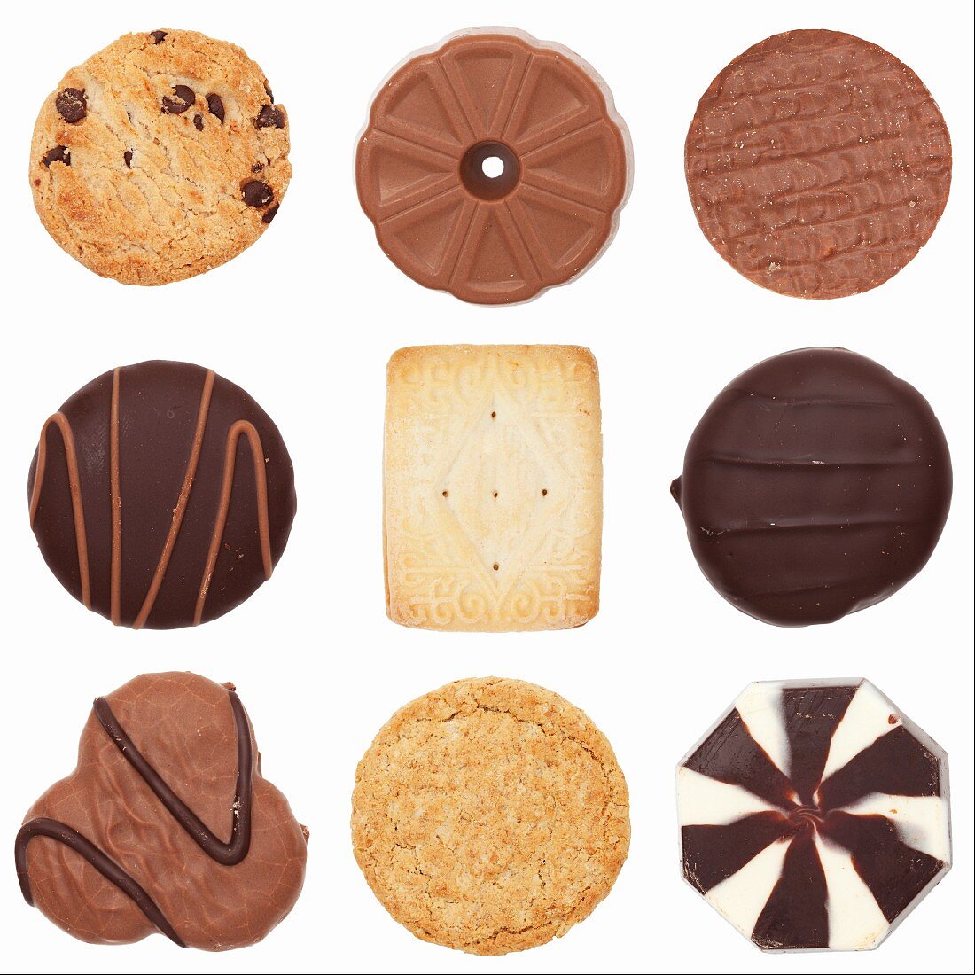 A selection of biscuits