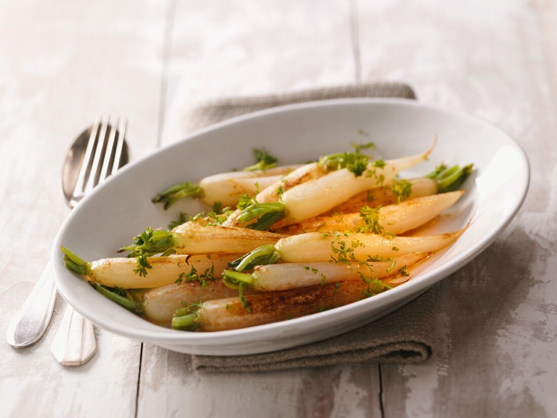 Teltower turnips with parsley