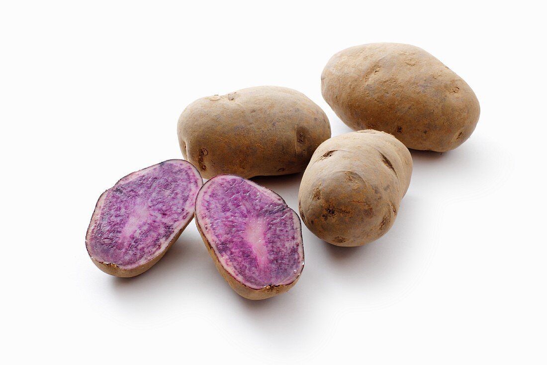 Blauer Schwede potatoes