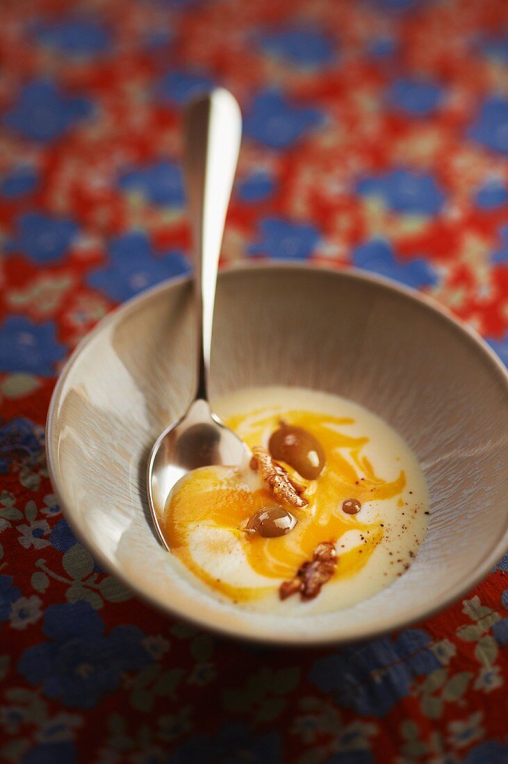 Pumpkin and celery soup