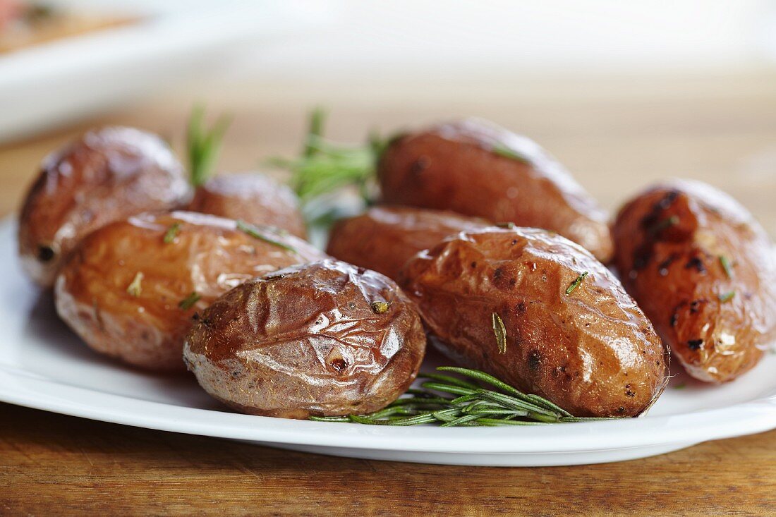 Small Whole Roasted Potatoes with Rosemary