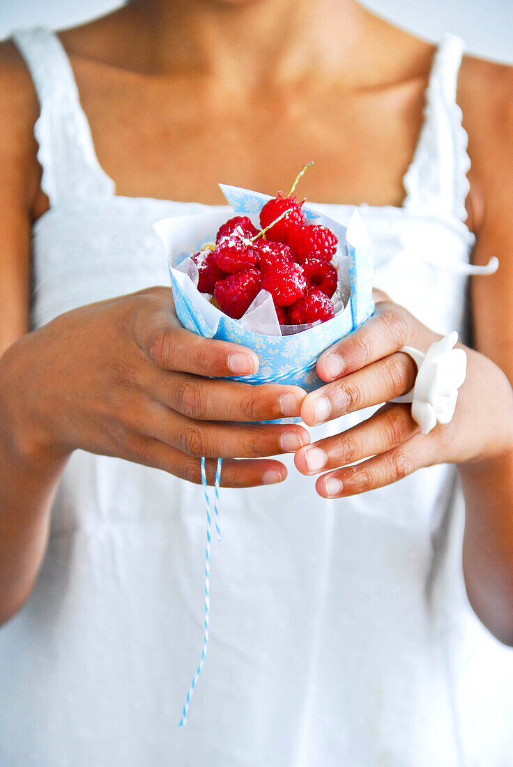 Cupcake mit Beeren