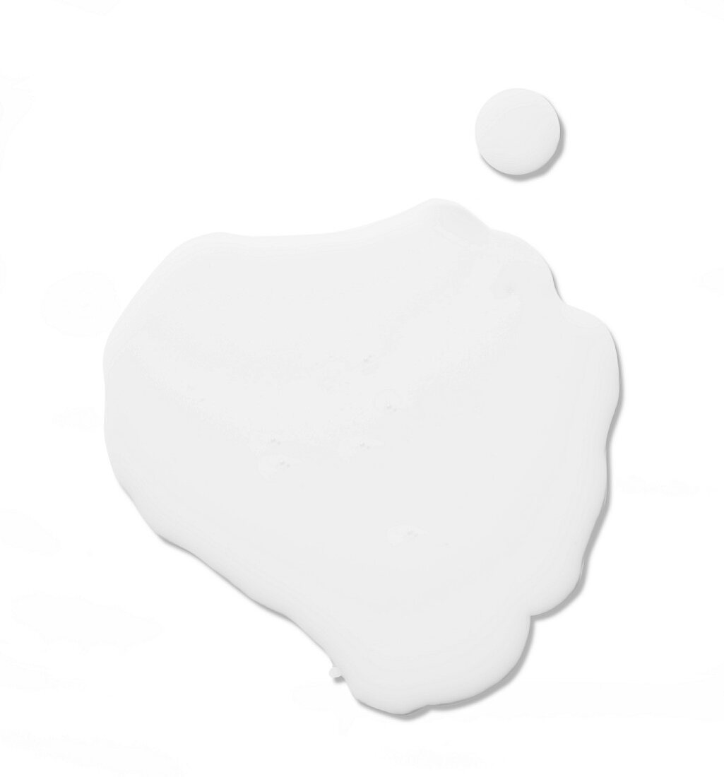 Spilt milk (viewed from above)