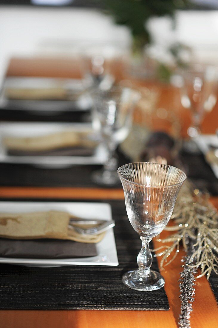 Festive Christmas table