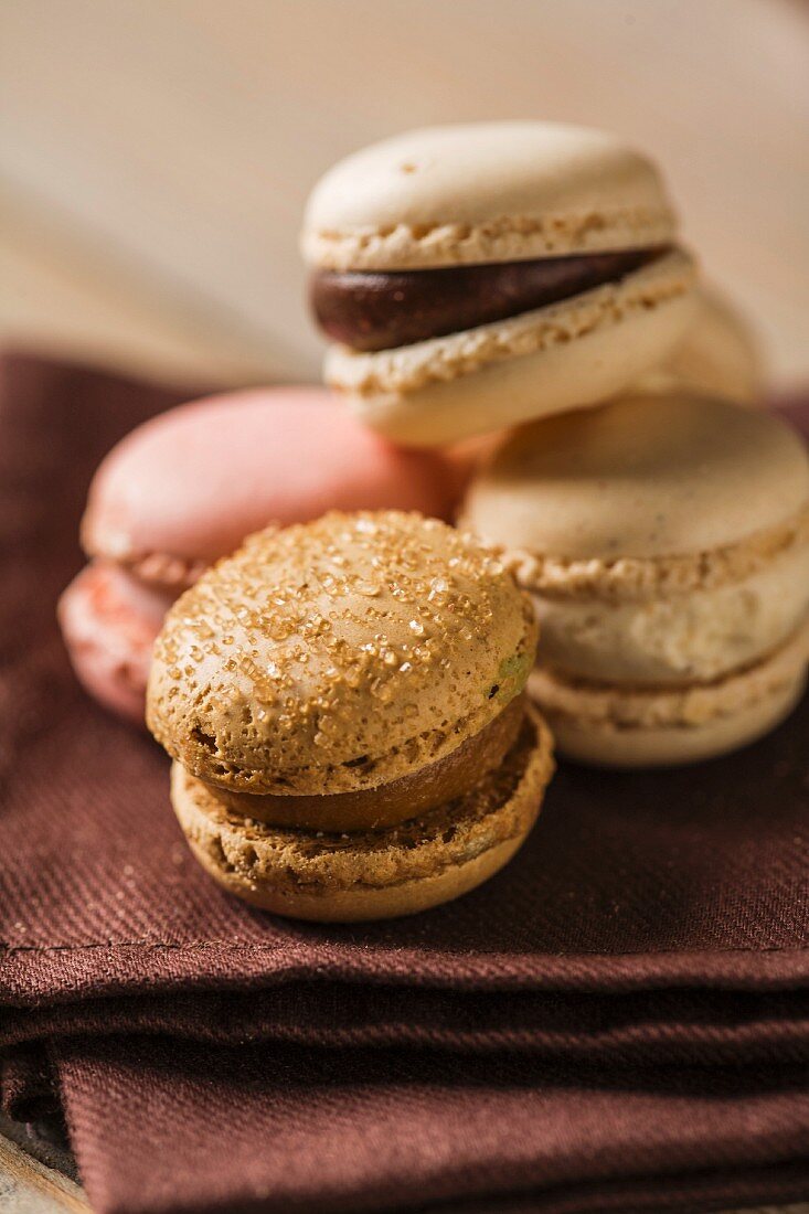 Verschiedene Macarons