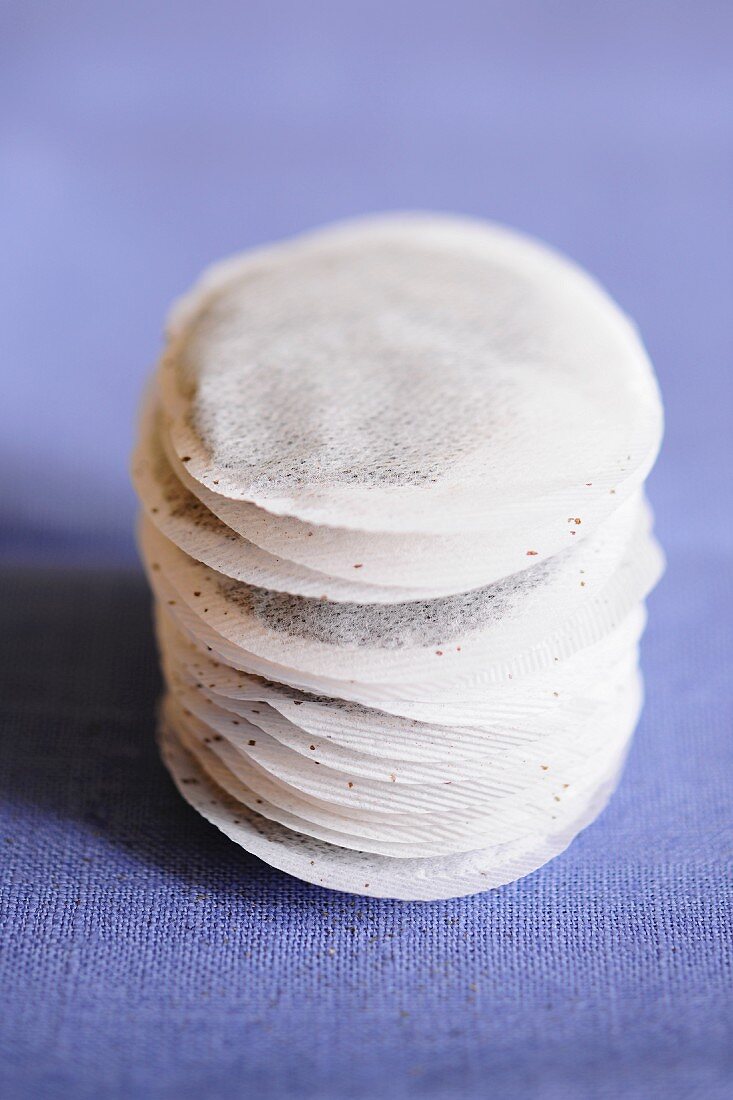 A stack of coffee pods