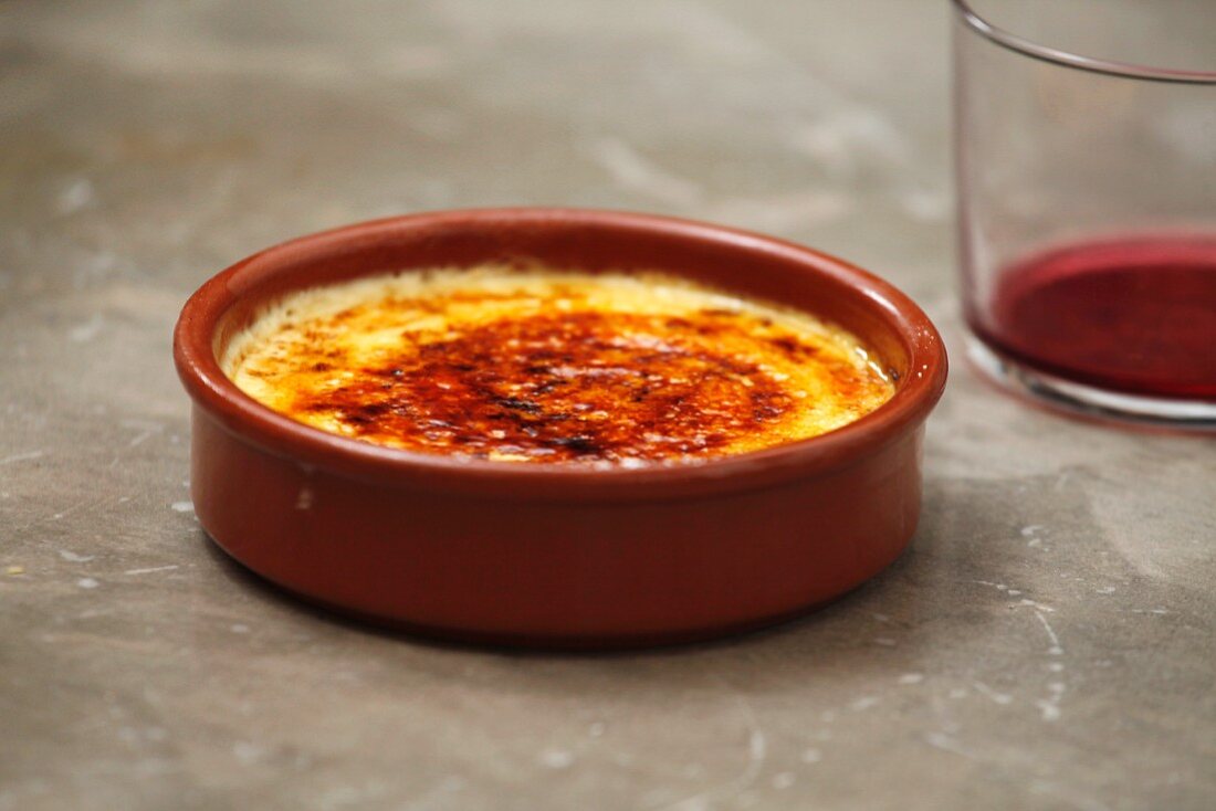 Crema Catalana im Schälchen