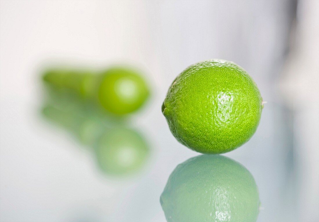 Limes in a line