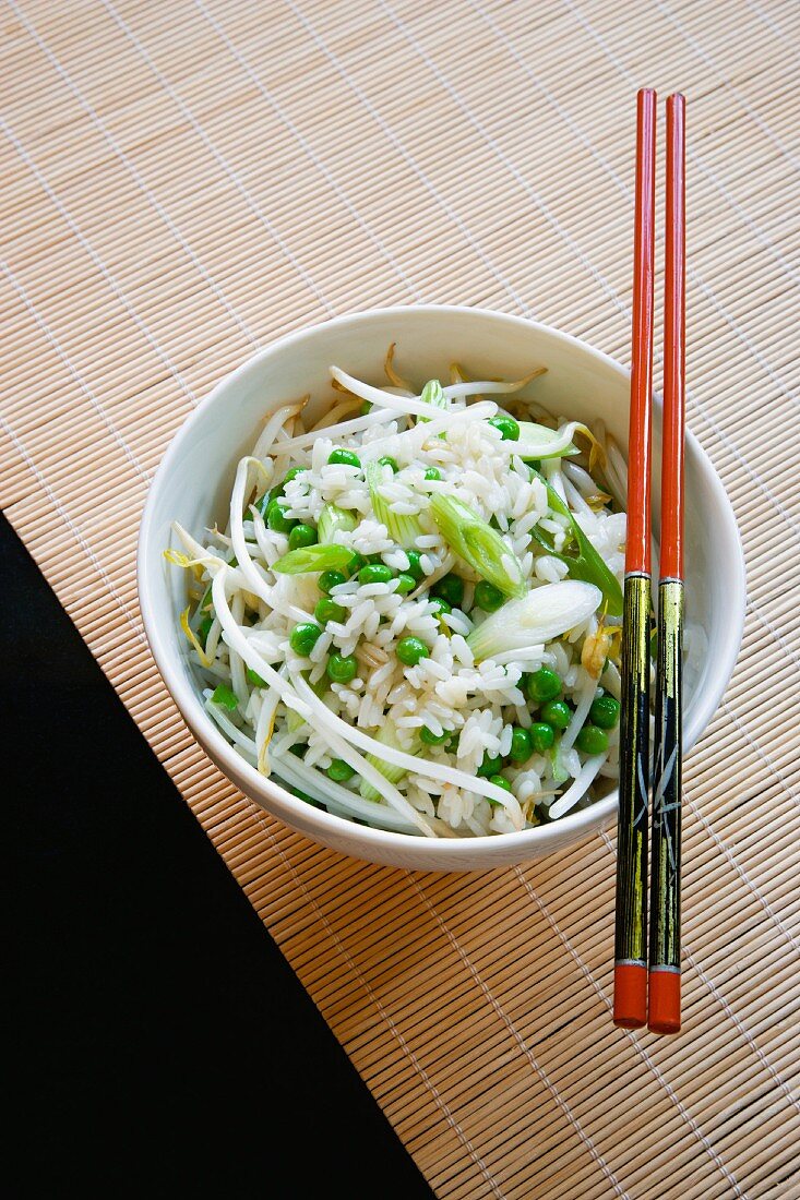 Fried rice with vegetables (Asia)