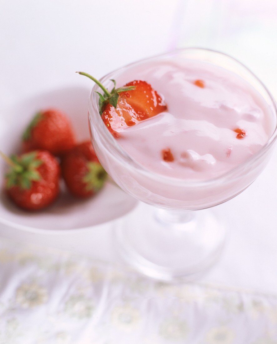 Strawberry yogurt