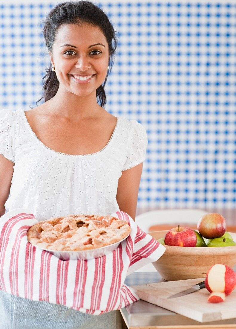 Fresh baked apple pie