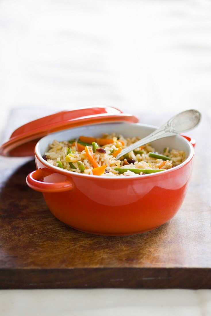 Vegetable pilaf