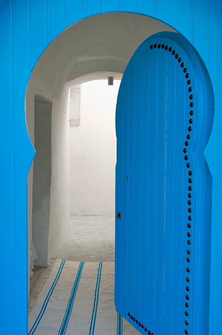 Blue, North-African door